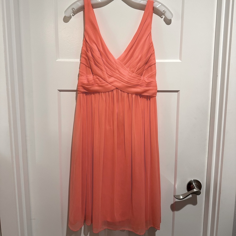 Light pink bridesmaids dress